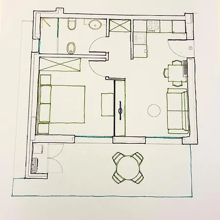 아파트 Pool Flat 400m From *