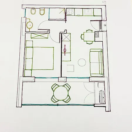 Pool Flat 400m From *